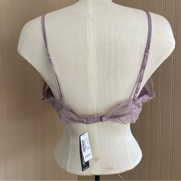La Vie En Rose Lavender Satin Bra Sleep Top Women’s Size XXL New With Tags - Picture 4 of 5